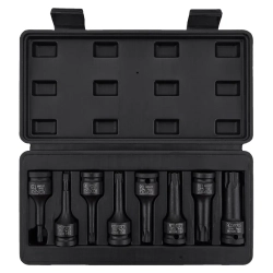 Набор головок-бит TORX ударных 1/2'', 8пр.(Т30,40,45,50,55,60,70,80),в кейсе RockForce##Rock FORCE RF-4088MPB