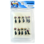 Мормышка "Демидовка" с коронкой и подвеской (3мм, 0.65гр)