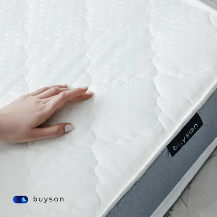 Матрас BuyComfy, 16 см, жесткость выше средней, зависимые пружины