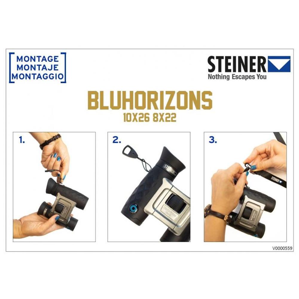 STEINER BluHorizons 10x26. Бинокль для наблюдений