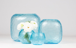 Ваза 20см Guaxs Somba M голубая