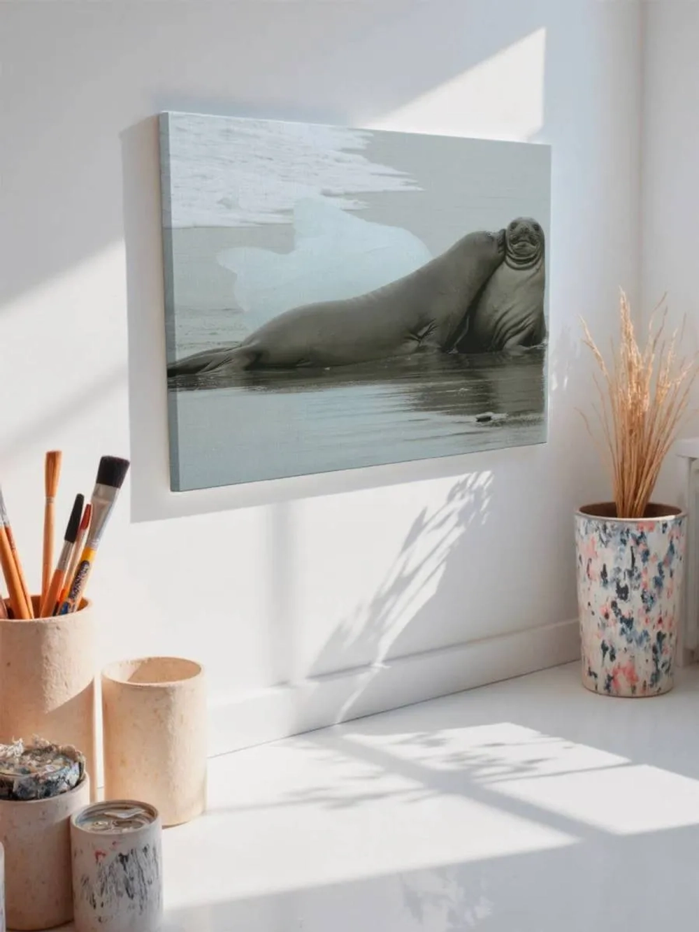 Картина на стену 40 X 50 Тюлени