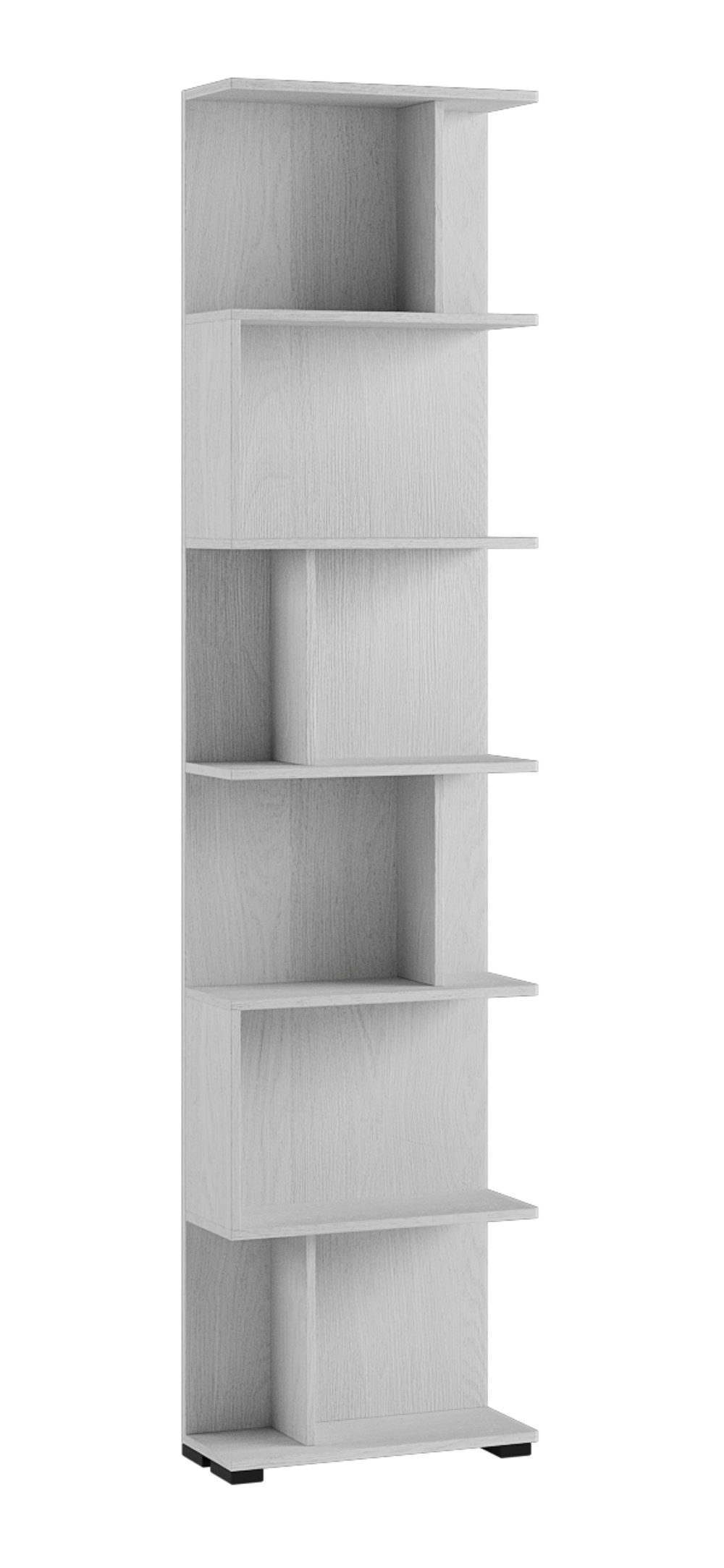 Угловой стеллаж Модена МШ-26, ясень анкор светлый