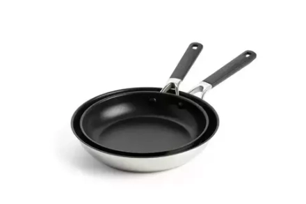 KitchenAid - Набор из 2 сковород Classic 24см, сталь 28см. / артикул   CC004953-001  / GTIN 4895156688891