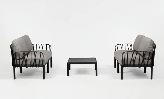 Уличный модульный диван Komodo 2, серый