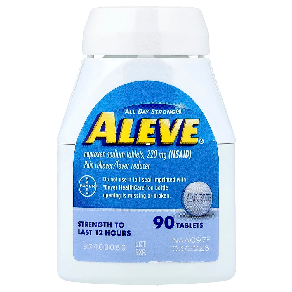 Aleve, Напроксен натрия в таблетках, 220 мг, 90 таблеток