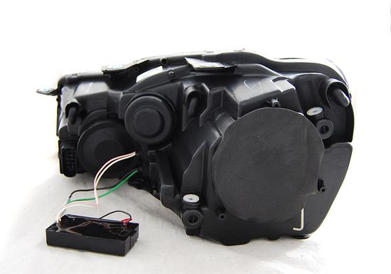 Передние фары DUAL TRUE DRL ЧЕРНОГО для VW GOLF 6 10.08-12