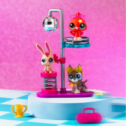 Littlest Pet Shop - DISCO Набор с тремя животными 3-ПАК + аксессуары LPS00637
