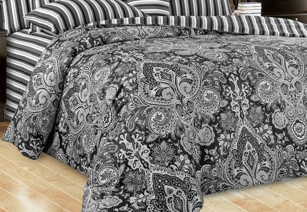 Постельное белье 2 спальное, сатин, наволочки 70х70