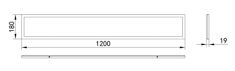 Светильник LED-панель ДВО/ДПО 40Вт 6500К 2800Лм призма IP40 1200х180х19 ЭРА SPO-7 Б0026973