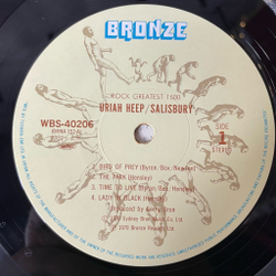 Винтажная виниловая пластинка LP Uriah Heep Salisbury (Japan 1979) (Obi) Lady In Black