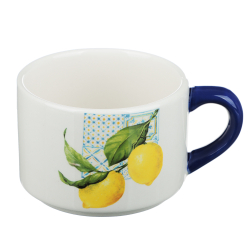 Набор чайный Лимоны на 2 персоны, 400 мл, керамика
