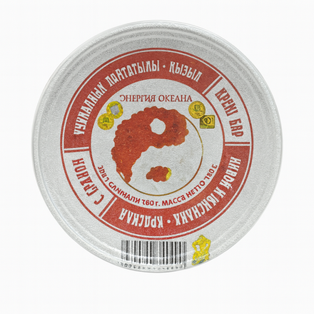 Закуска икорная Энергия Океана красная 180 гр