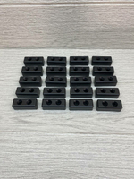 Ножки для мебели пластиковые высота 16 мм 20 штук