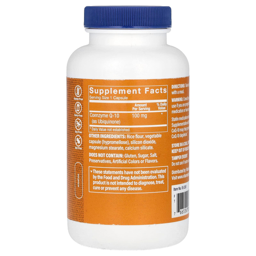 The Vitamin Shoppe, коэнзим Q10, 100 мг, 240 капсул