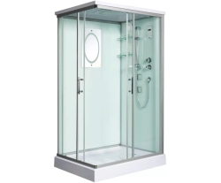 Душевая кабина WeltWasser (ВельтВассер) Laine 1204, с низким поддоном, с электрикой и ГМ, 120x90x217