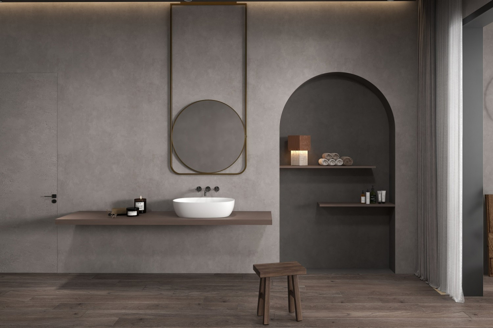 Раковина накладная ABBER Stein AS2633 белая матовая