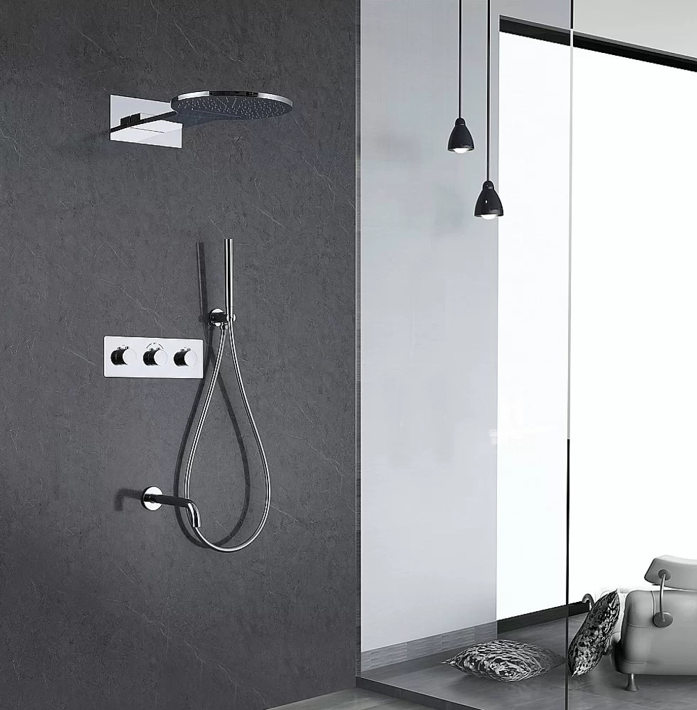 Душевая система Abber WASSER KREIS AF8150 хром
