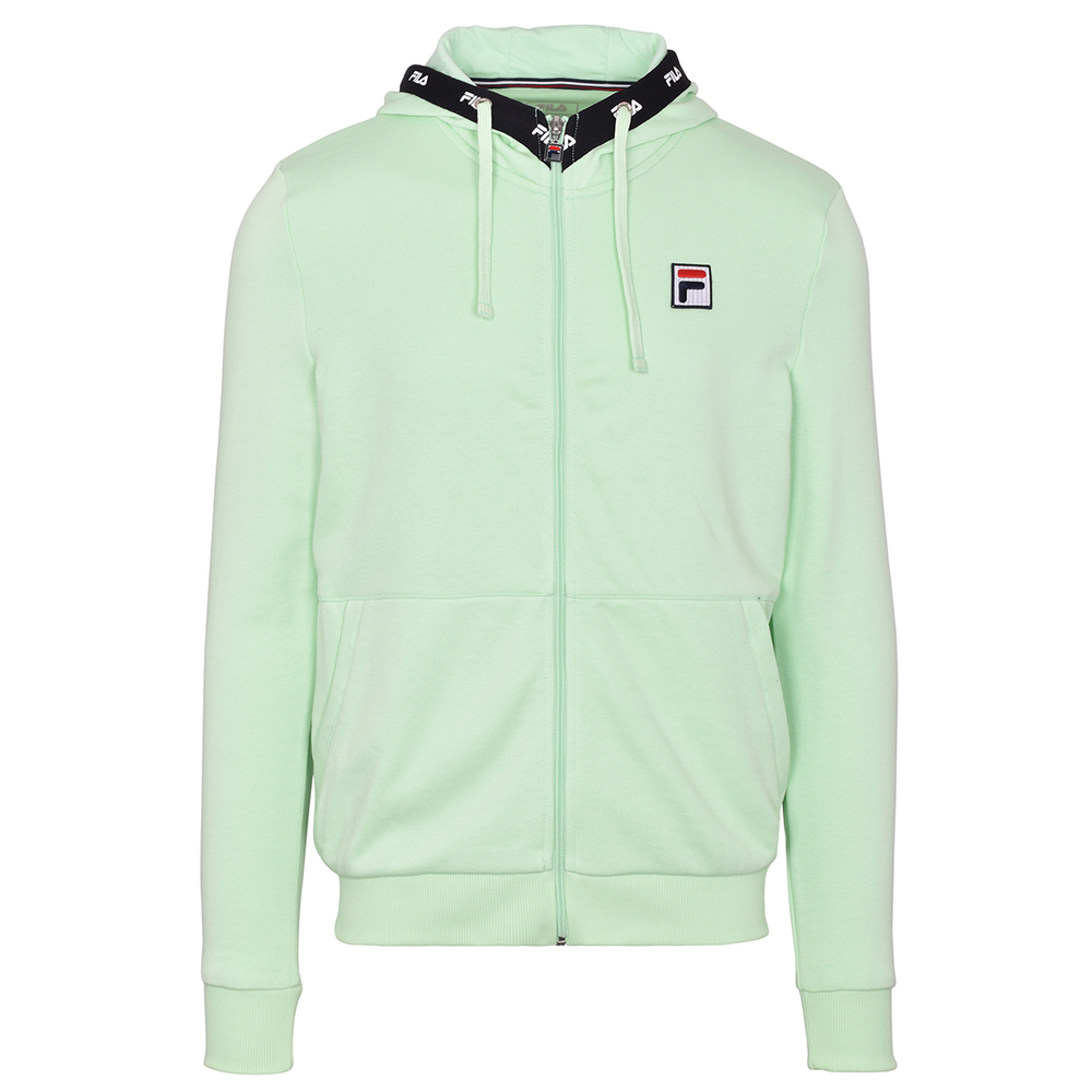 Мужская теннисная кофта Fila Sweatjacket Benny M - green ash