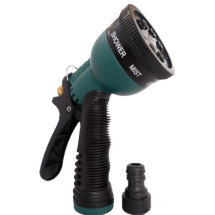 Пистолет 8-ми функциональный пластиковый "BIG MACCA" (100шт) HP2003*