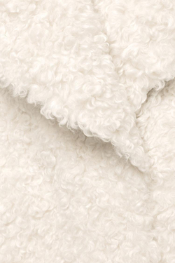 ZARA Х LUDOVIC DE SAINT SERNIN ШУБА ИЗ ИСКУССТВЕННОГО МЕХА, ЭКРЮ