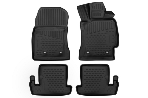 Коврики 3D в салон для TOYOTA GT86, 2012-н.в.правый руль купе, 4шт. (полиуретан)  AFM3DA0N027210K