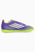 Сороконожки adidas F50 Club TF Junior - фиолетовый