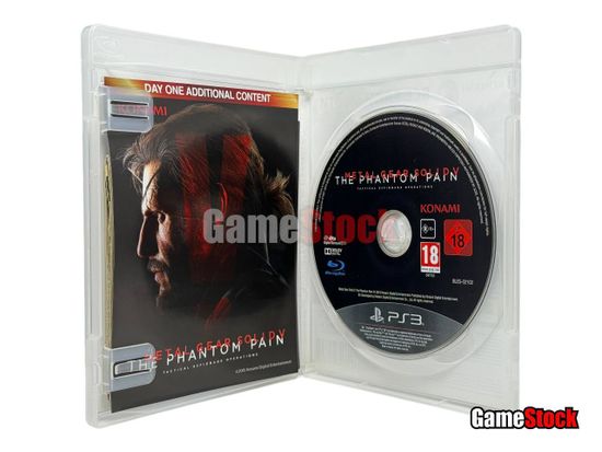 PS3 Metal Gear Solid 5 (V): The Phantom Pain (Б/У, Русские субтитры, BLES-02102)
