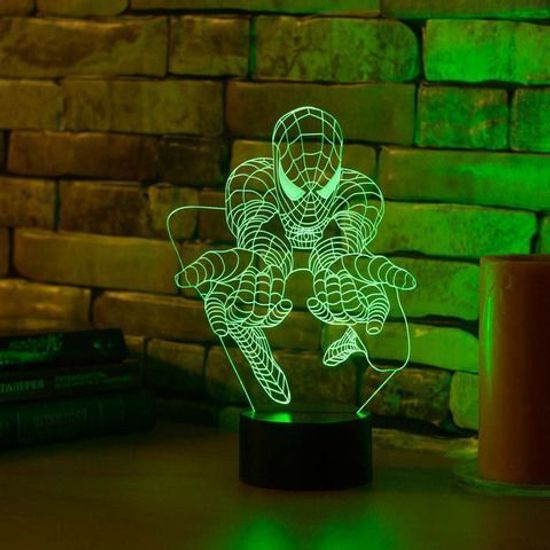 3D ночник Человек Паук в полёте