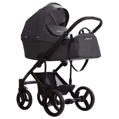 Детская коляска Bebetto Magnum Light Pro 2 в 1 04 т.серая кожа