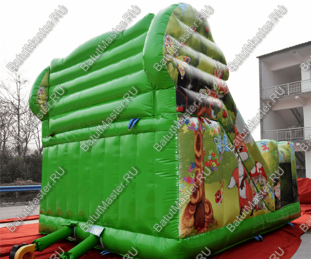 Коммерческий надувной батут "Сафари" 6*5*5 м