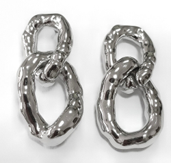 Серьги-пусеты "Эстрелла" из серебра