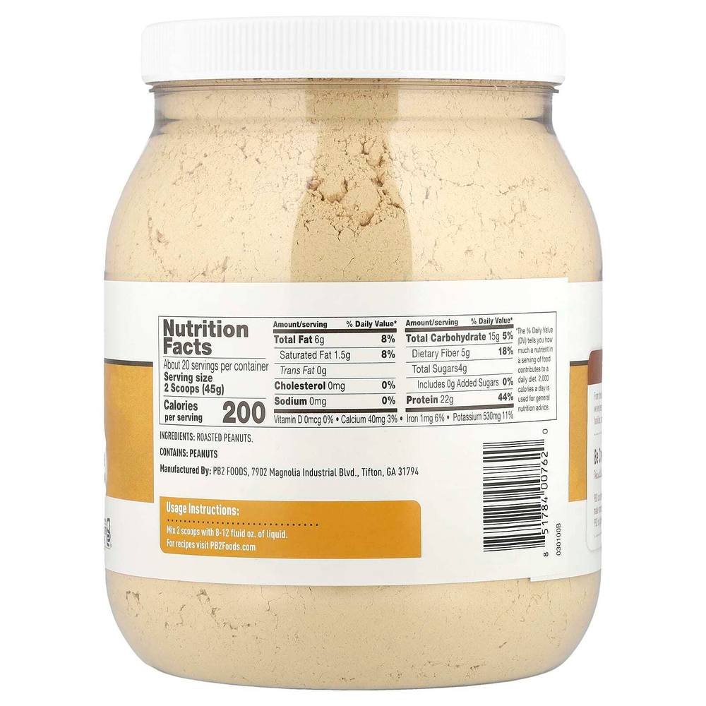 PB2 Foods, Порошок чистого арахисового протеина, 2 фунта (907 г)