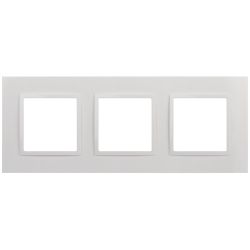 Рамка для розеток и выключателей ЭРА Elegance 14-5013-01 Classic, на 3 поста, белый