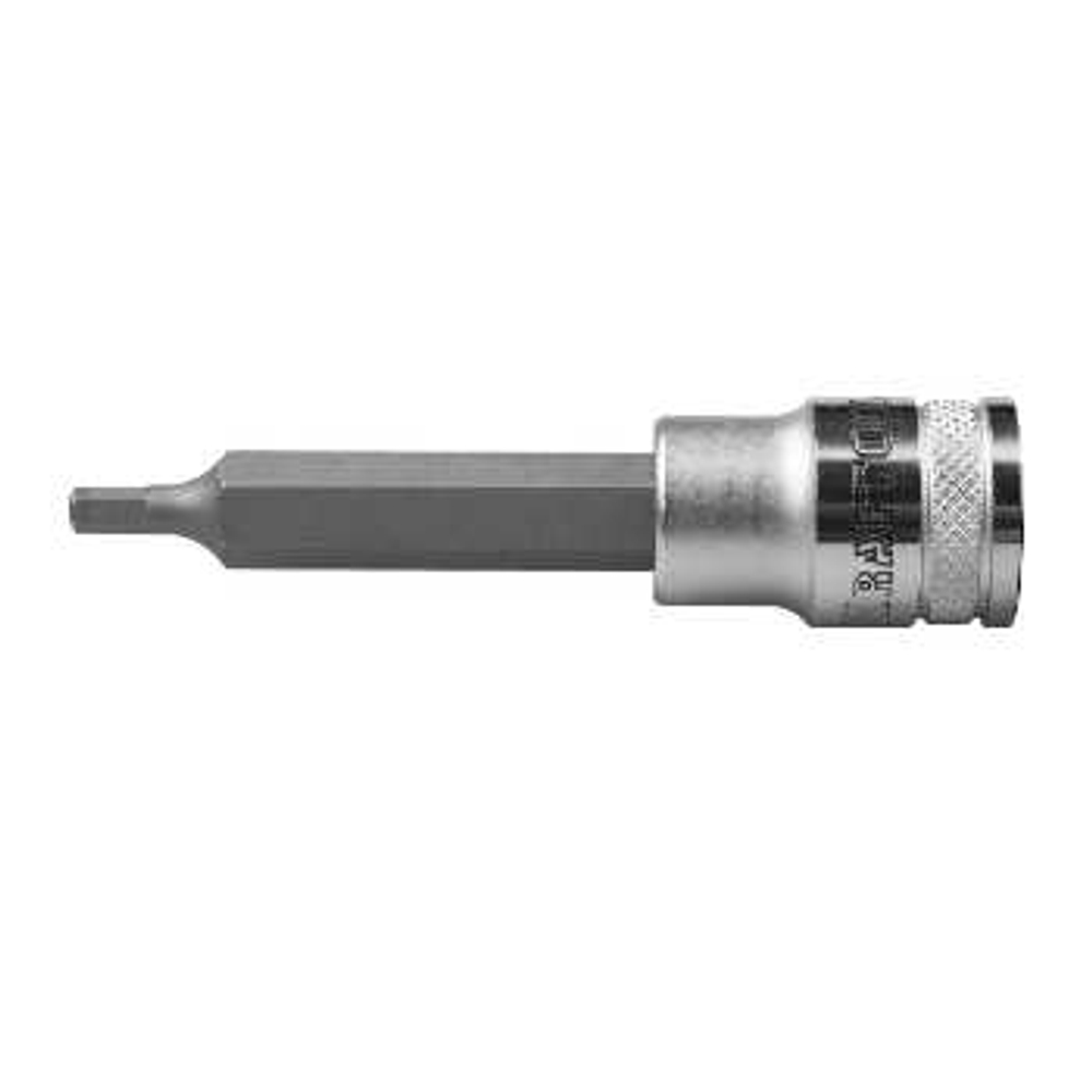 Торцовая бита головка удлиненная H7, 1/2" сатинированная KRAFTOOL, 27909-07_z01