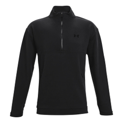 Мужское теннисное поло Under Armour Recover 1/4 Zip Long Sleeve Men - Black