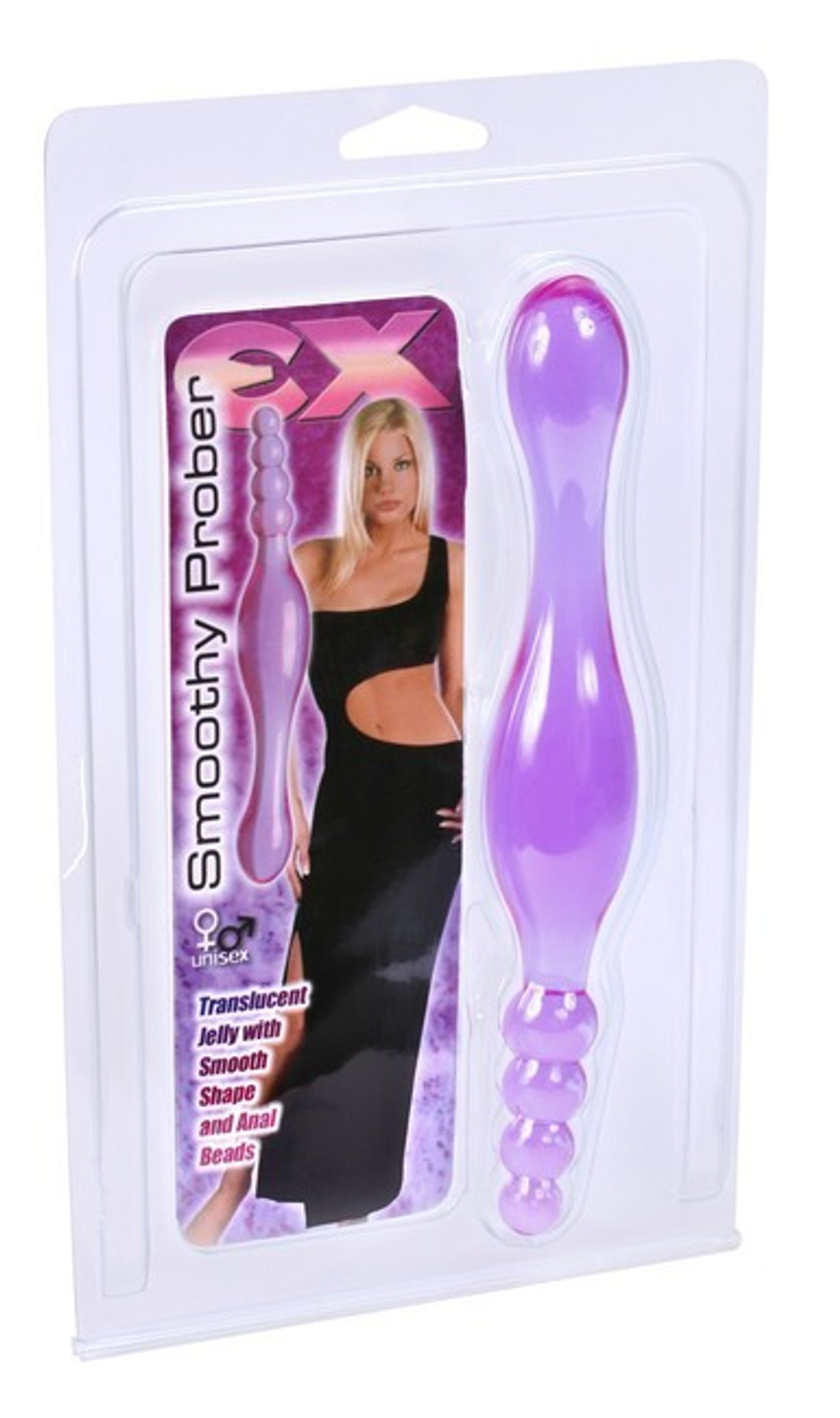 Фаллоимитатор анально-вагинальный Smoothy Prober (F0089P9SPGAC , 20 см , фиолетовый) (Цвет: фиолетовый)