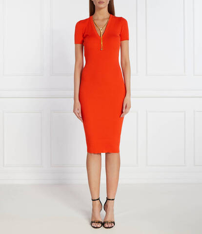 Платье Elisabetta Franchi - оранжевый(AM62S41E2)