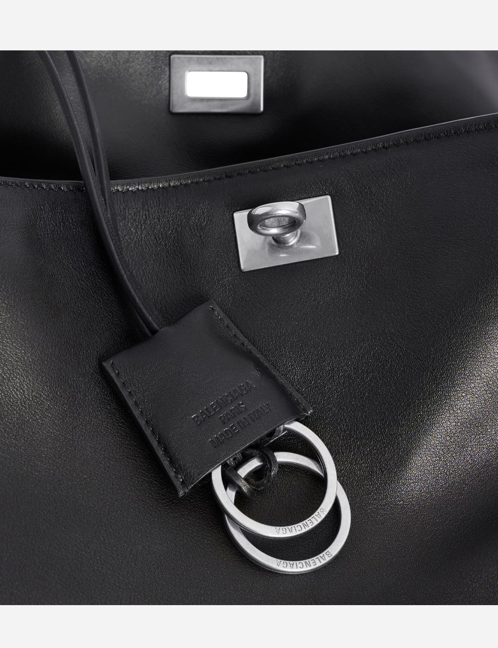 Сумка Balenciaga Rodeo Small Black Silver (7897792AA4U1000)