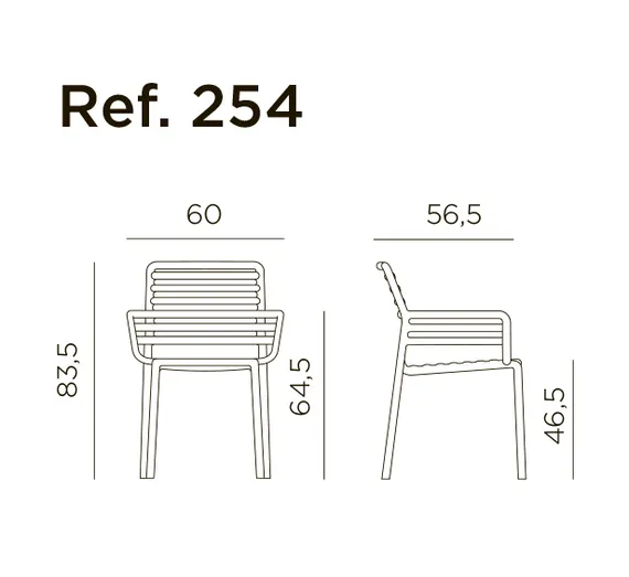 Стул Doga, белый