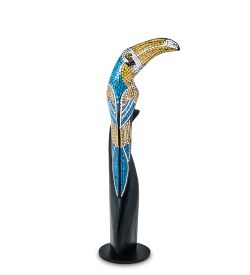 Decor and Gift 23-006-03 Статуэтка «Тукан» дерево+стекл.мозаика 60 см