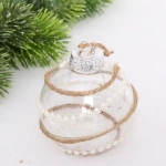 Новогодний шар «Волшебная нежность» 8 см, Бежевый