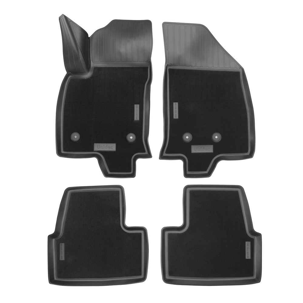 Ковры в салон Norplast/Unidec для Chevrolet Volt II (2015-2019), Черный, арт.NPA10-C12-860-CM
