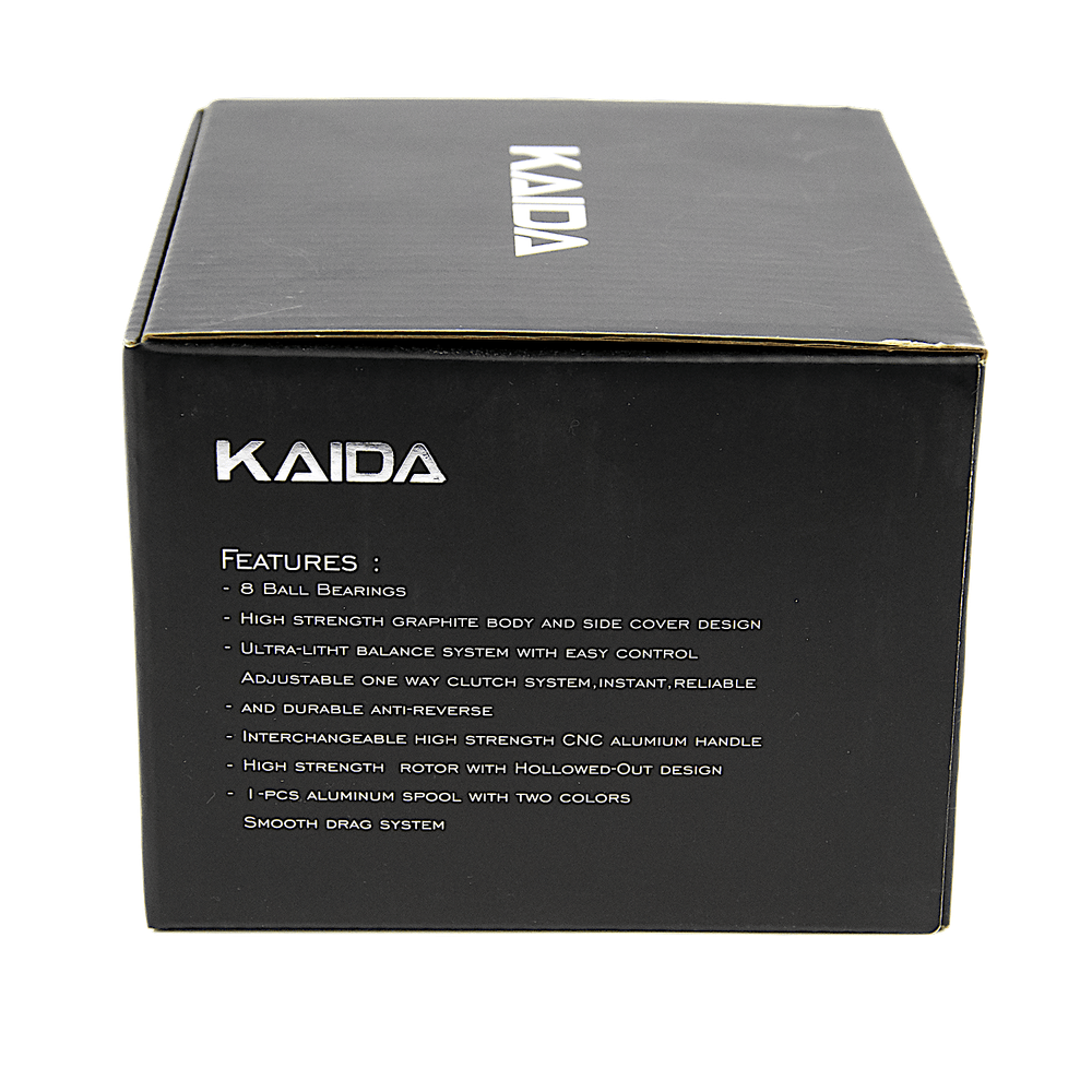Катушка Kaida Echo 4500HF фидерная bb7+1 (6.0:1) 0.25/0.28/0.30мм-140/110/100м Нагр.8.5кг 310г 98см/об мет. шпуля