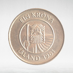 Iceland, 1 Króna, 1981, VF