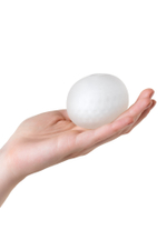 Нереалистичный мастурбатор-шар прозрачный 7 см