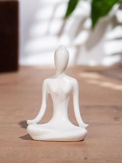 Статуэтка Йогиня и подставка под благовония Бутон