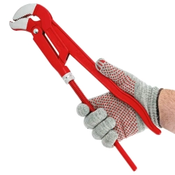 Ключ газовый 1.5''45° (захват S-образный:85мм) FORCEKRAFT FK-684C17