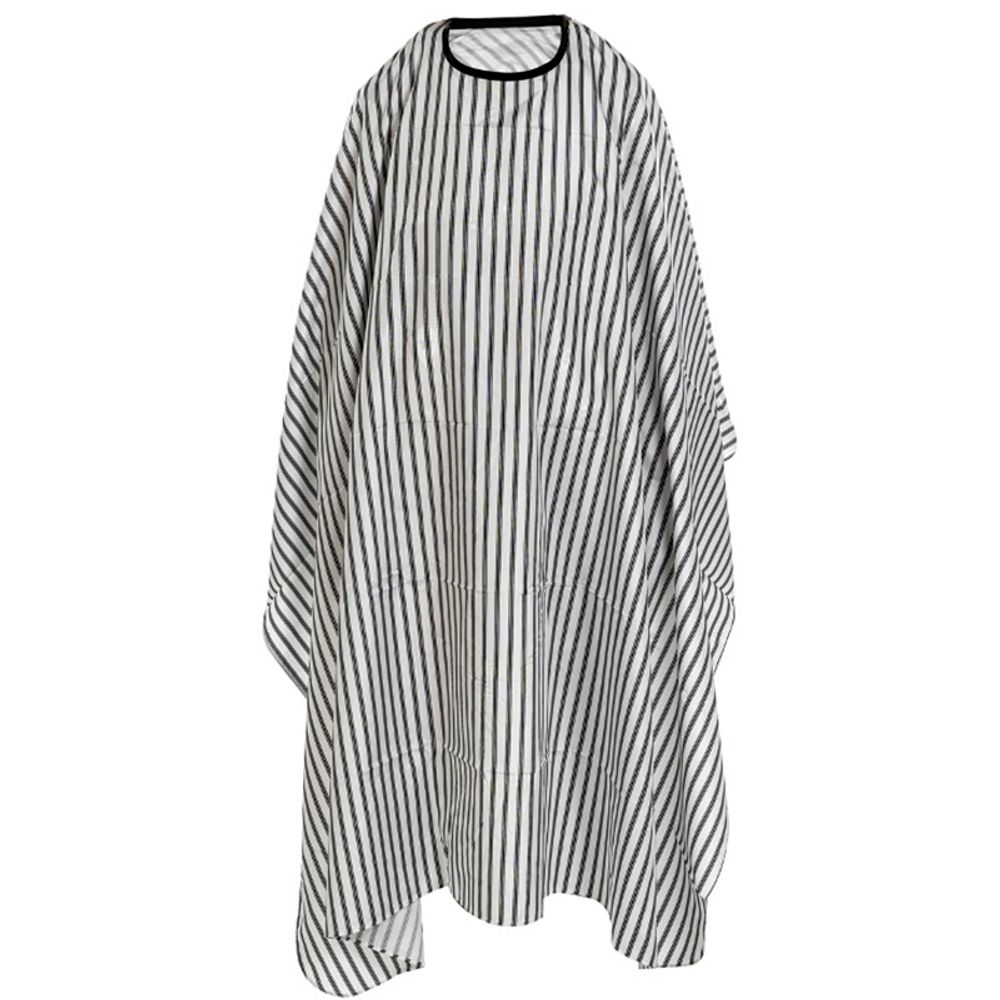 Парикмахерская накидка Harizma, 140х160см, белая в полоску (h10865B)