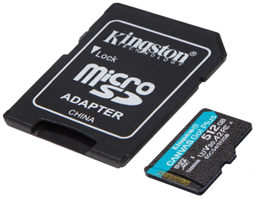 Карта памяти Kingston microSDXC Canvas Go! Plus (SDCG4/512GB) 512 Гб